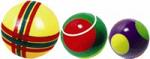 Детский резиновый мяч с художественной цировкой