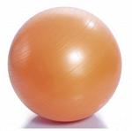 Мяч гимнастический / фитбол с системой антиразрыв в коробке с насосом (оранжевый), 75 см Тривес