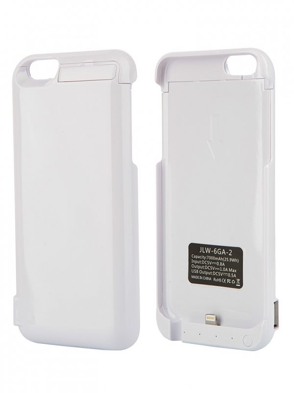 Чехол-аккумулятор Aksberry 6GA-2 7000 mAh для iPhone 6 White