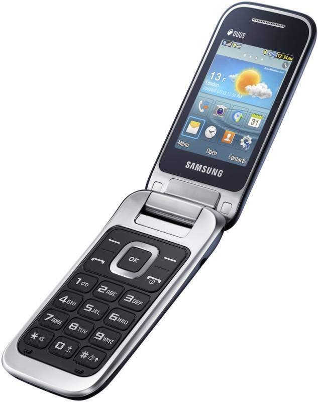 Сотовый телефон Samsung GT-C3592 Cobalt Black