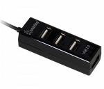 Хаб USB SmartBuy Engine SBHA-160-K USB 4 ports Black