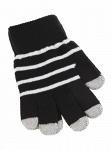 Теплые перчатки для сенсорных дисплеев iCasemore трикотажные Black