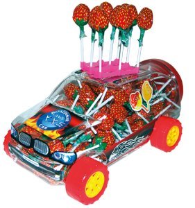 Карамель с игрушкой CAR Strawberry, 6*120 14 г, шт