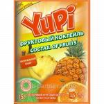 Растворимый напиток YUPI Фруктовый коктейль, 6*24шт*15гр