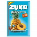 Растворимый напиток ZUKO Ананас-персик, 8*12шт*25гр