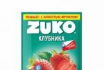 Растворимый напиток "ZUKO" клубника