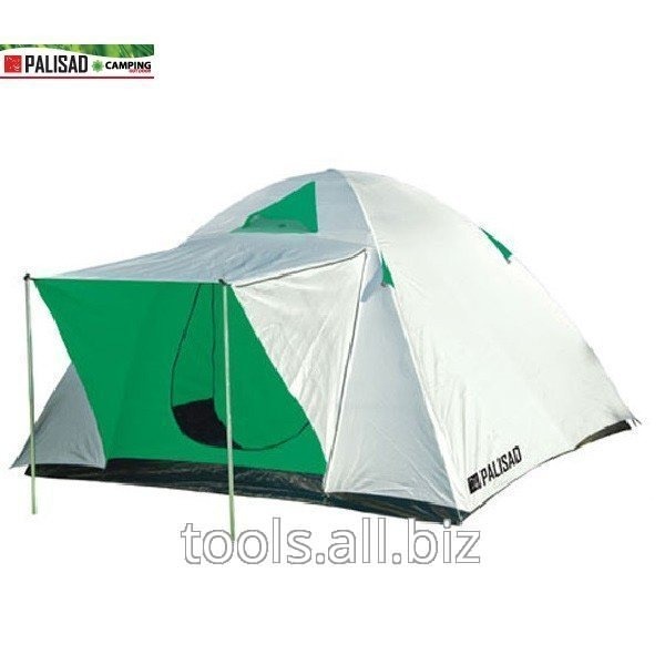 Палатка двухслойная трехместная, 210x210x130 см