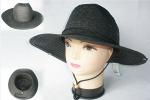 Женская летняя шляпа Alenstar 56-58 размер Черная