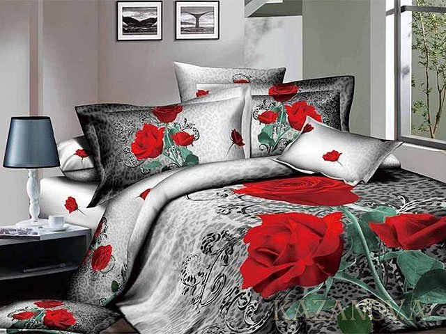 Комплект постельного белья кпб евро сатин dela rose казанова