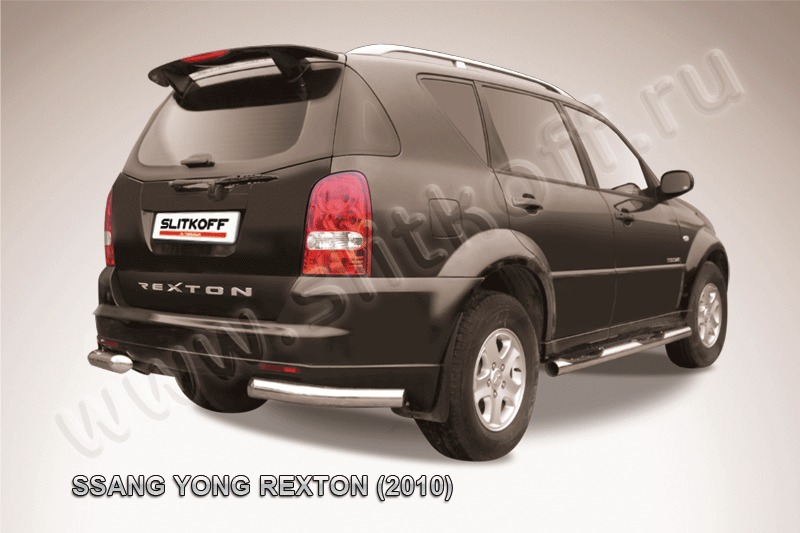 Уголки d76 из нержавеющей стали SsangYong REXTON (2010) SSR012