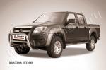 Кенгурятник низкий d57 из нержавеющей стали Mazda BT-50 MZB005