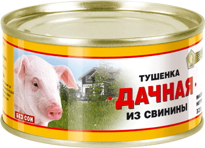 Свинина тушёная Дачная