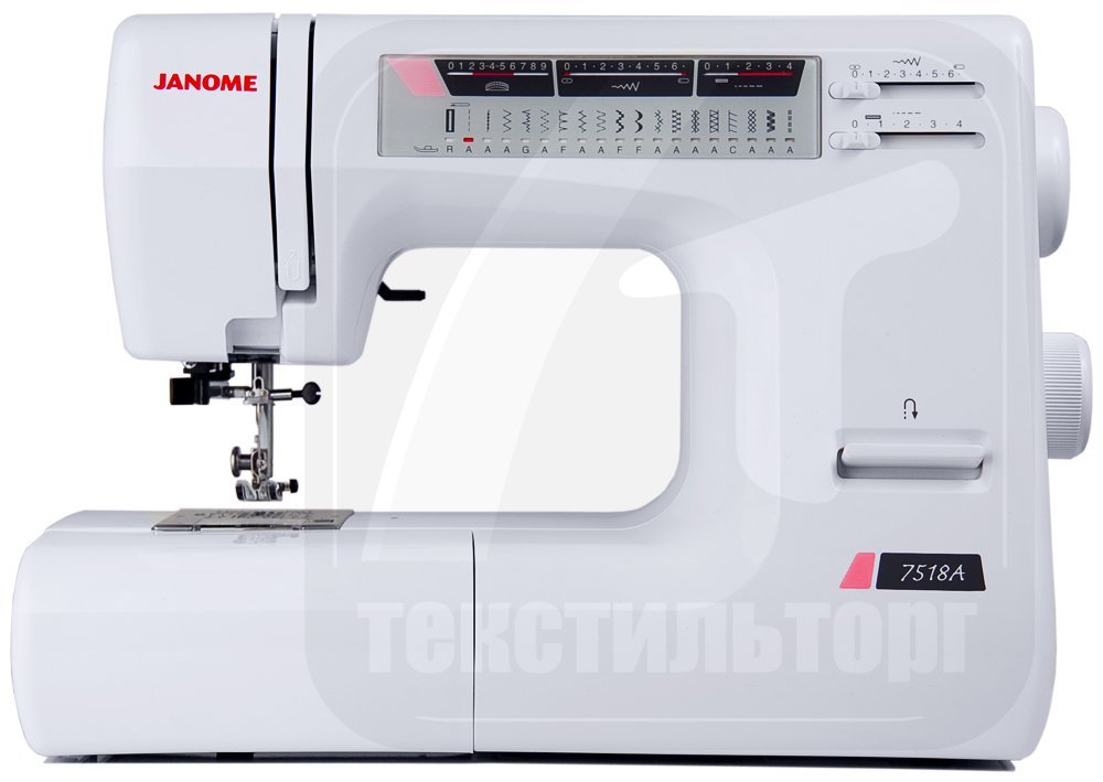 Швейная машина Janome 7518A (жесткий чехол)