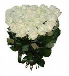 Букет из 55 белых роз