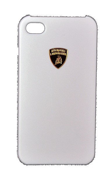 Крышка Lamborghini Diablo для iPhone 4 белая