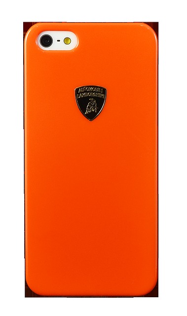 Крышка Lamborghini Diablo-D1 для iPhone 5 оранжевая