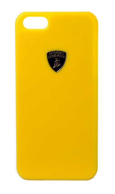 Крышка Lamborghini Diablo для iPhone 5 желтая