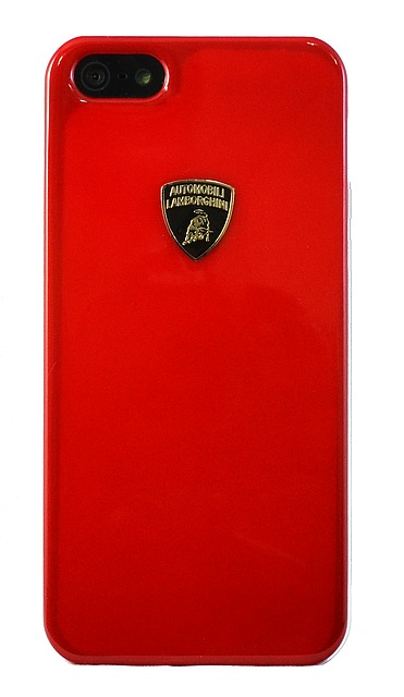 Крышка Lamborghini Diablo-D1 для iPhone 5 красная