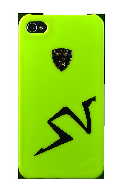 Крышка Lamborghini Murcielago для iPhone 4 зелёная