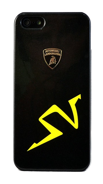 Крышка Lamborghini Murcielago для iPhone 5 чёрная