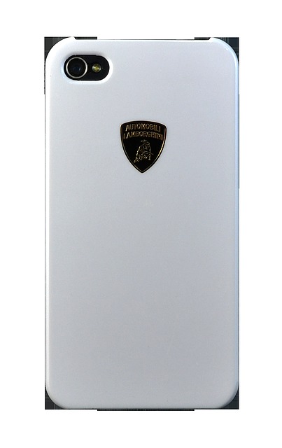 Крышка Lamborghini Diablo-D1 для iPhone 4 белая