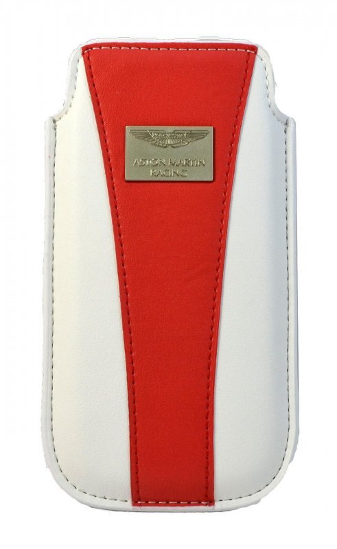 Чехол-кармашек Aston Martin Racing для iPhone 5 белый\красный