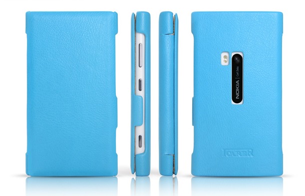 Чехол Icarer Nokia Lumia 920 Blue Leather