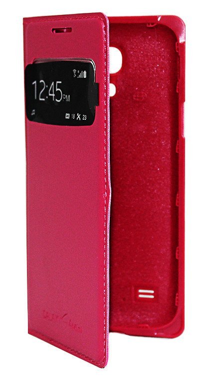 Чехол-книжка для Samsung Galaxy S4 mini. розовая