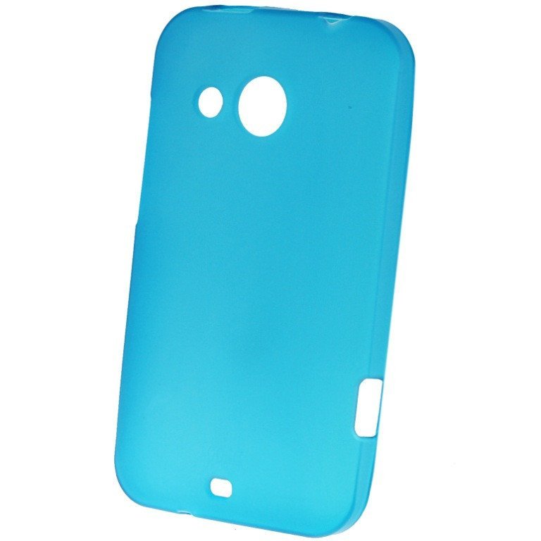 Чехол силиконовый для HTC Desire 200 голубой