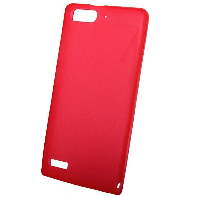 Чехол силиконовый для Huawei Ascend P6s красный