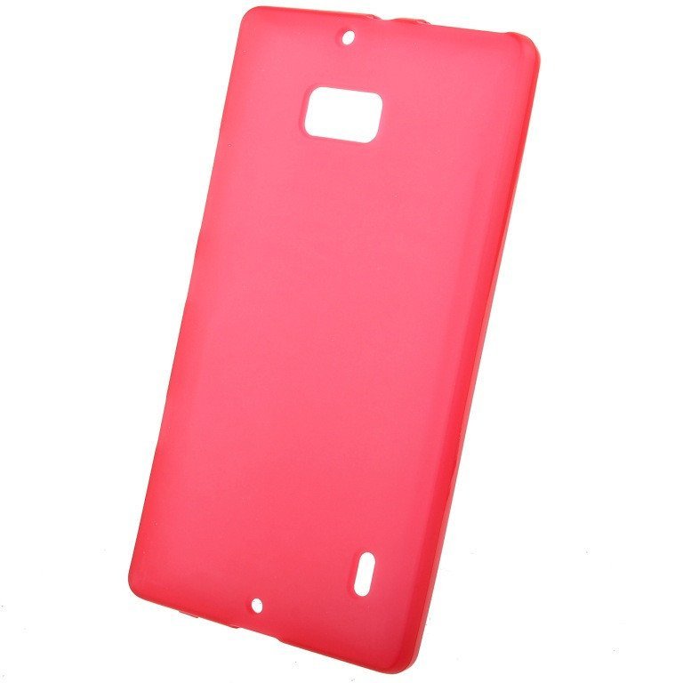 Чехол силиконовый матовый для Nokia lumia 930 красный