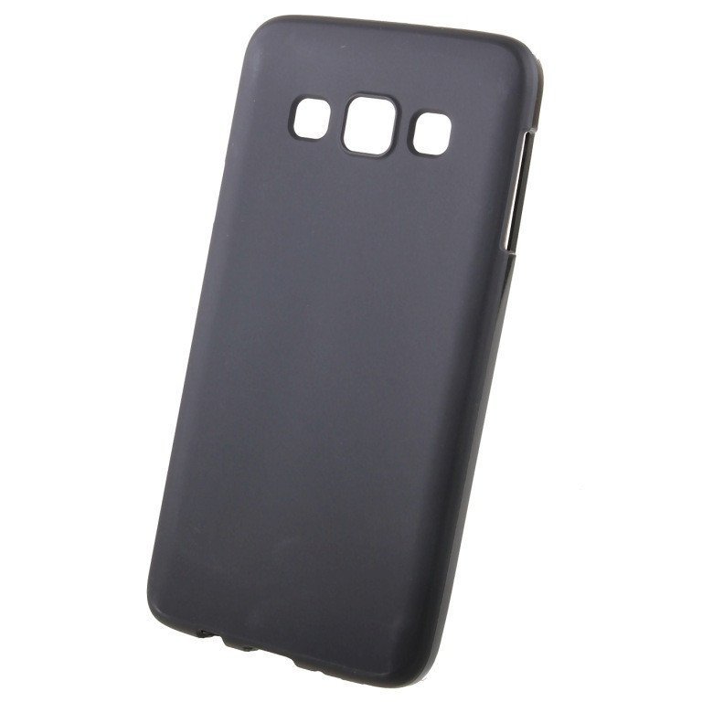 Чехол силиконовый матовый для Samsung Galaxy A3 черный