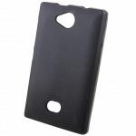 Чехол силиконовый матовый для Nokia lumia 503 черный