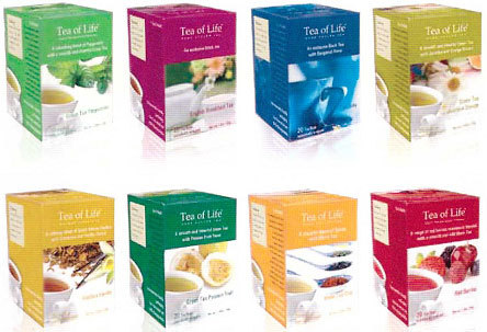 Коллекция пакетированного чая в конвертах