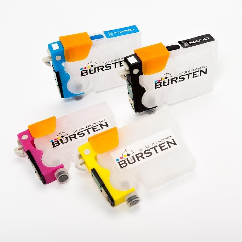 Bursten Nano II,  Комплект ПЗК,  T1711 - T1714 , для моделей Epson  XP103/203/207/303/306/406/