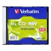 Диск  CD-RW  Verbatim  12x slim/20 (43762)