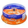 Диск DVD-R 4.7Gb,  Verbatim  16x cake 25 (43522)