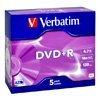 Диск DVD+R 4.7Gb,  Verbatim  16x Jewel (43497)