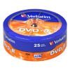 Диск DVD-R 4.7Gb,  Verbatim  16x Shrink 25 (43730)