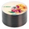 Диск DVD+R 4.7Gb,  Videx  16x  LS-Media «Цветы» Герберы bulk 50