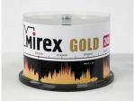 Диск  CD-R  Mirex   700Mb 24X  GOLD cake 50