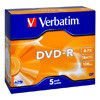 Диск DVD-R 4.7Gb,  Verbatim  16x Jewel (43519)