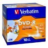 Диск DVD-R 4.7Gb,  Verbatim  16x Printable Jewel (43521)