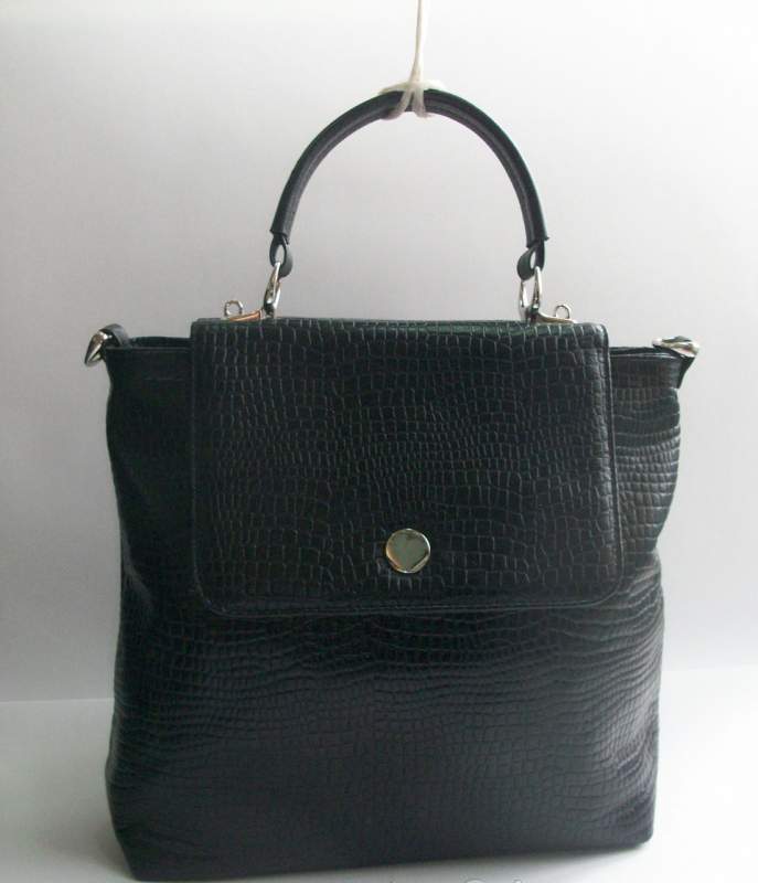 Стильная женская кожаная сумка-портфель М 262
