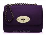 Фиолетовая женская кожаная сумка В 300