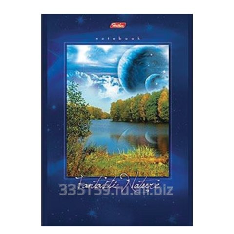 Блокнот А5, 135х205 мм, 96 л., Хатбер, обложка мелованный картон, Fantastic nature (Пейзаж)