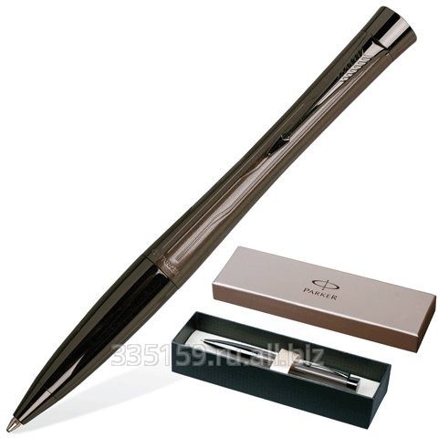 Ручка шариковая Parker Urban Premium Metallic Brown, корпус коричневый, хромированные детали