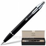 Ручка шариковая Parker IM Black CT, корпус черный, хромированные детали