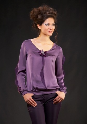 Блуза BRAVISSIMO 113172,фиолет