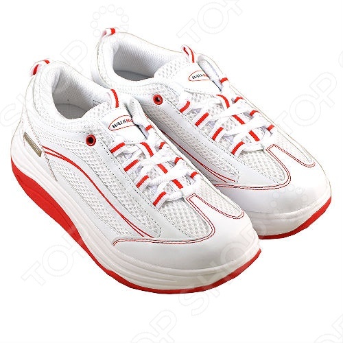 Кроссовки Walkmaxx 2.0. Цвет: белый, красный